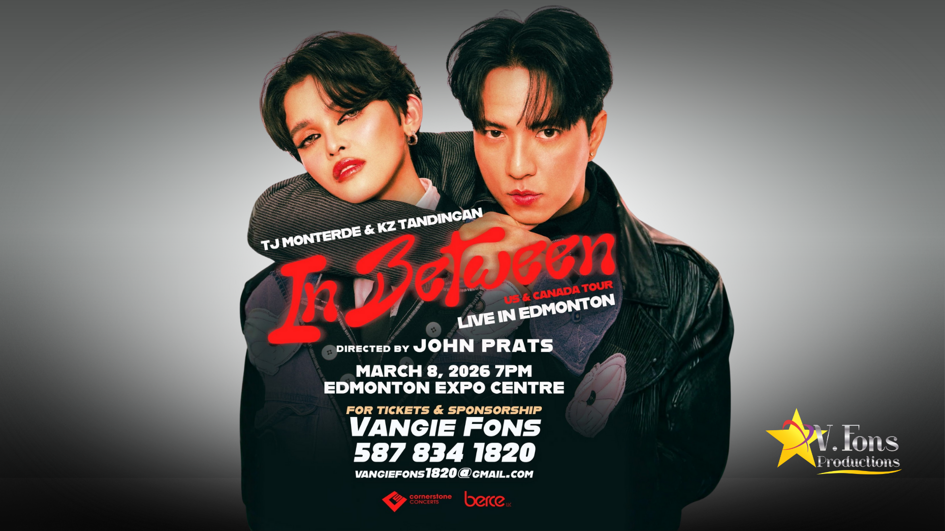 Concert Graphic of In Between band